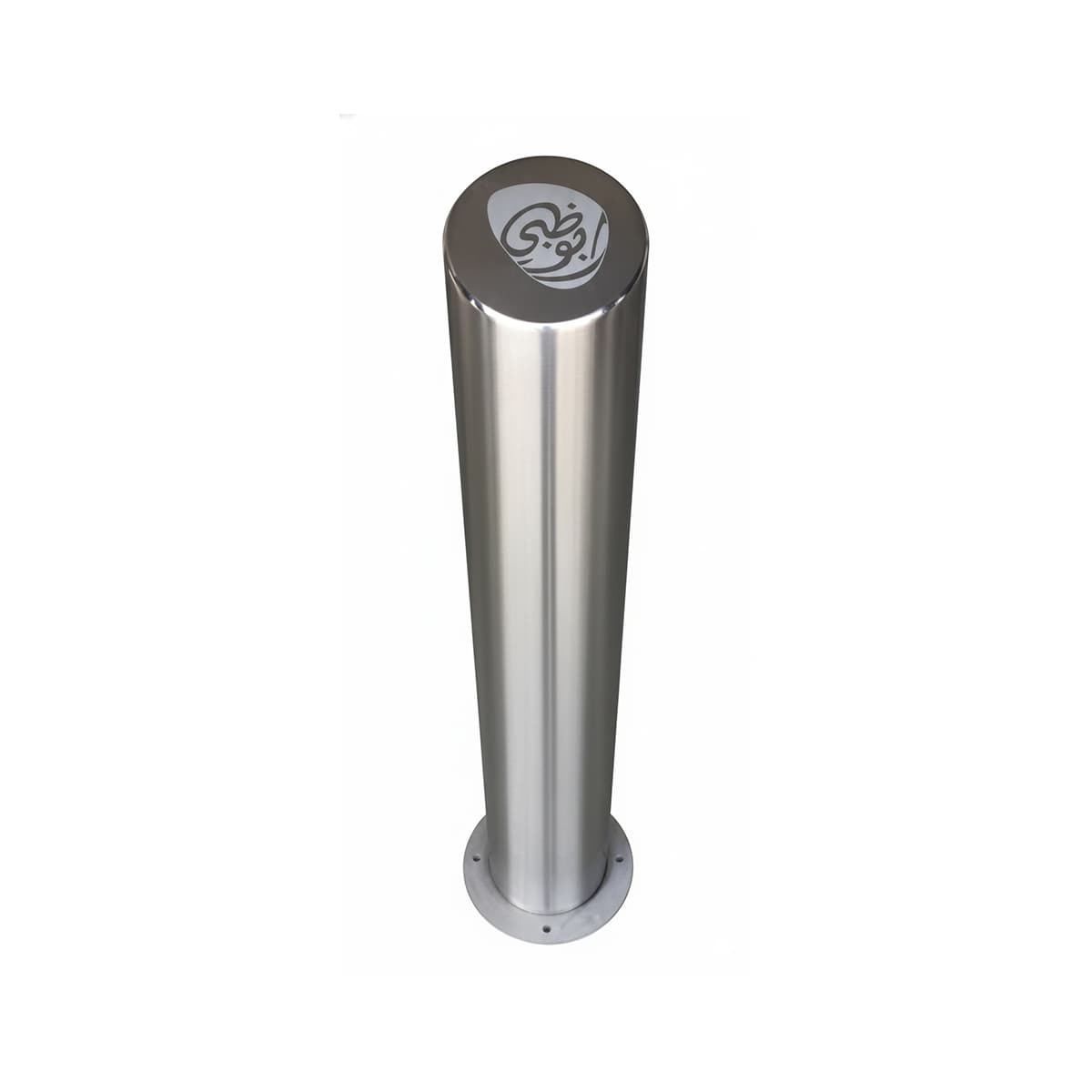 ULG-BOL-003 - ADM/DMT Approved Bollard with Abu Dhabi Logo Type 3 — image 1